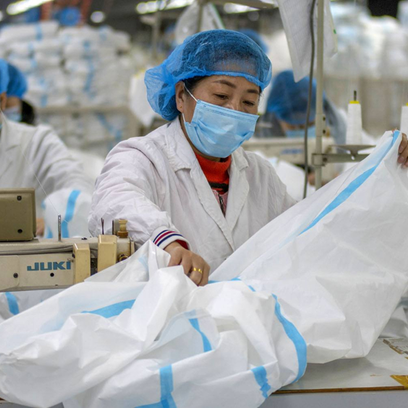 تصدير مصنع الملابس Ruoxuan 450K الدعاوى الواقية للولايات المتحدة.